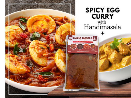 Spicy Egg Curry using EQiiHA Handi Masala