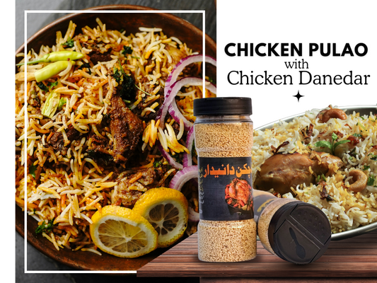 Chicken Pulao using EQiiHA Chicken Danedar