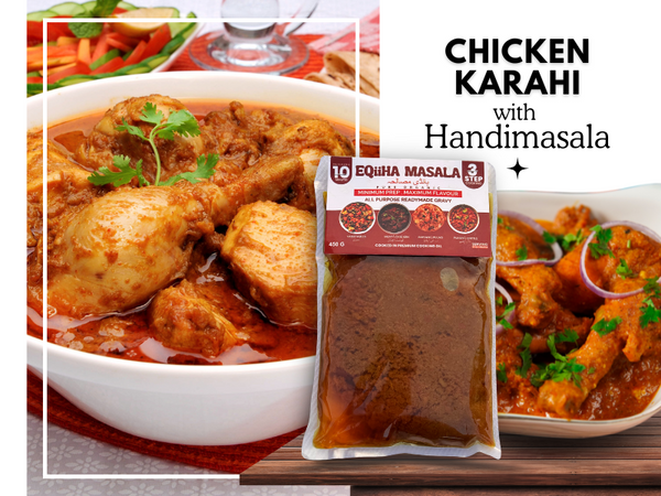 Chicken Karahi with Handimasala